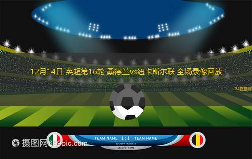 12月14日 英超第16轮 桑德兰vs纽卡斯尔联 全场录像回放