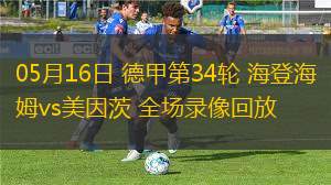 05月16日 德甲第34轮 海登海姆vs美因茨 全场录像回放